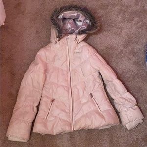 DKNY Kids Off White Winter Coat